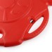 Cute Smile Face Shockproof Stand EVA Foam Silicone Case for iPad Mini - Red