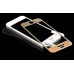 Decorative Aluminum Back And Front Skin Sticker Cover With Screen Protector For iPhone 5 iPhone 5S - Gold