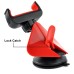 Delicate Anti-Abrasion 360° Rotating Universal Car Suction Holder - Black And Red