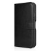 Delicate Horse Skin Magnetic Folio Wallet Stand Leather Case Cover with Card Slot for Samsung Galaxy S4 - Black