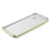 Detachable Aluminum Metal Bumper with Smooth Back Cover Case for Samsung Galaxy S6 Edge - White