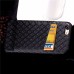 Diamond Rhombus Pattern Hard Case Cover With Card Slot for iPhone 6 / 6s Plus - Black