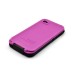 Dirt Water Snow Shock Proof Case with All-round Protection for iPhone 4 iPhone 4S - Magenta