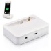 Dock Cradle Charger Station For iPhone 5 - White