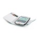 Double-color Wallet Style Magnetic Flip Leather Case For Samsung Galaxy S3 Mini I8190 - White / Blue