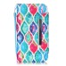 Drawing Pattern Magnetic Flip Wallet Leather Case for Samsung Galaxy S5 - Colorful Spiraling Stripe