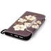 Drawing Pattern Magnetic Flip Wallet Leather Case for Samsung Galaxy S7 Edge G935 - Elegant White Flower