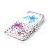 Drawing Printed Blue And Purple Butterflies PU Leather Flip Wallet Stand Case With Card Slots for iPhone 7