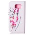 Drawing Printed Colorful Feather PU Leather Flip Wallet Case for Samsung Galaxy S6 SM-G9200