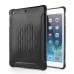 Dual Color PC and TPU Shockproof Protecitve Back Case Cover for iPad Mini 1/2/3 - Black