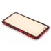 Dual Color TPU and PC Bumper Case Cover for iPhone 6 4.7 inch - Black and Red