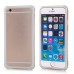 Dual Color TPU and PC Bumper Case Cover for iPhone 6 4.7 inch - Gray and Gold