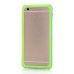 Dual Color TPU and PC Bumper Case Cover for iPhone 6 4.7 inch - Green and Blue