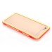 Dual Color TPU and PC Bumper Case Cover for iPhone 6 4.7 inch - Yellow and Red