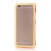 Dual Color TPU and PC Bumper Case Cover for iPhone 6 4.7 inch - Yellow and Red