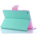Dual Tone Magnetic Folio Leather Flip Stand Folding Case Cover With Wake / Sleep And Card Slot Holder For iPad Air (iPad 5)