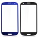 Electroplating Front Glass Screen Replacement for Samsung Galaxy S3 i9300 - Blue
