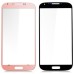 Electroplating Front Glass Screen Replacement for Samsung Galaxy S4 i9500 - Rose Gold