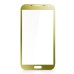 Electroplating Front Glass Screen Replacement for Samsung Note 2 - Gold