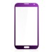 Electroplating Front Glass Screen Replacement for Samsung Note 2 - Purple