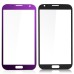Electroplating Front Glass Screen Replacement for Samsung Note 2 - Purple