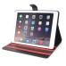 Elegant 360 Degree Swivel Rotation Folio Leather Flip Stand Case Cover With Sleep Wake Function For iPad Air 2 (iPad 6)- Magenta