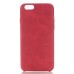 Elegant Crazy Horse Hard Back Case Cover for iPhone 6 / 6s Plus - Red