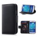 Elegant Flip Leather Case with Card Slot for Samsung Galaxy S4 - Black