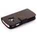 Elegant Genuine Leather Stand Folio Case With Card Slots For Samsung Galaxy S3 Mini - Black