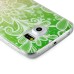 Elegant Green Branch Flower  Soft TPU Case Back Cover For Samsung Galaxy S6 Edge