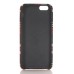 Elegant Grid Grain Cloth Hard Back Case Cover for iPhone 6/6s Plus