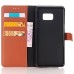 Elegant Lichi Grain  Flip  PU Leather Case Stand Cover with Card Slot for Samsung Galaxy Note 7 - Brown