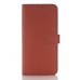 Elegant Lichi Grain  Flip  PU Leather Case Stand Cover with Card Slot for Samsung Galaxy S7 Edge G935 -Dark brown