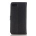Elegant Lichi Grain  Flip  PU Leather Case Stand Cover with Card Slot for iPhone 7 - Black