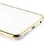 Elegant Transparent Clear Back Colored Frame Hard Case Phone Cover For Samsung Galaxy S6 Edge - Gold