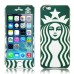 Embossed Front Screen Protector and Back Cover Sticker Protector for iPhone 5 iPhone 5s - Starbucks