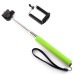 Extendable Stainless Steel Handheld Monopod for Smartphone - Green