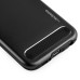 Fashion Aluminum Metal And TPU Anti-Skid Back Cover Case For Samsung Galaxy S6 Edge - Black