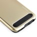Fashion Aluminum Metal And TPU Anti-Skid Back Cover Case For Samsung Galaxy S6 Edge - Gold