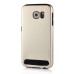 Fashion Aluminum Metal And TPU Anti-Skid Back Cover Case For Samsung Galaxy S6 G920 - Gold