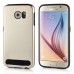 Fashion Aluminum Metal And TPU Anti-Skid Back Cover Case For Samsung Galaxy S6 G920 - Gold