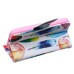 Fashion Colorful Drawing Printed Beautiful Feathers PU Leather Flip Wallet Stand Case With Card Slots For iPhone 5c