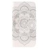 Fashion Colorful Drawing Printed Big White Flower PU Leather Flip Wallet Stand Case With Card Slots For Samsung Galaxy S6 G920