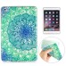 Fashion Colorful Drawing Printed Green Flower Soft TPU Back Case Cover For iPad Mini 1 / 2 / 3