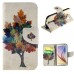 Fashion Colorful Drawing Printed Old Times Tree PU Leather Flip Wallet Stand Case With Card Slots For Samsung Galaxy S6 G920