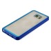 Fashion Series Slim Clear Back Gel Bumper Case Hard Cover For Samsung Galaxy Note 5 - Blue