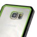 Fashion Series Slim Clear Back Gel Bumper Case Hard Cover For Samsung Galaxy Note 5 - Green