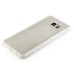 Fashion Series Slim Clear Back Gel Bumper Case Hard Cover For Samsung Galaxy Note 5 - White