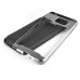 Fashion Stripe Impact Resistance Rugged Hybrid Plastic Frame And TPU Back Case Cover For Samsung Galaxy Note 5 - Grey