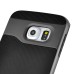 Fashion Stripe Impact Resistance Rugged Hybrid Plastic Frame And TPU Back Case Cover For Samsung Galaxy S6 Edge Plus - Grey